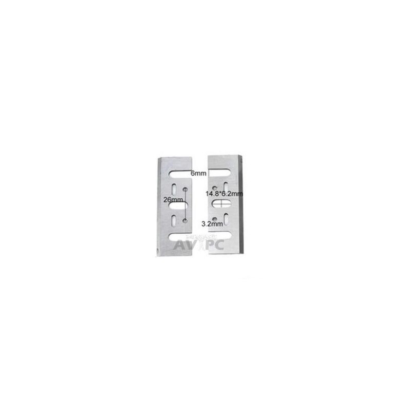 Jeu De 10 Lames De Rabot HSS 82 X 5.5 X 1.2 Mm - Lames Remplacement Pour Rabot Électrique Bosch Et Manuel