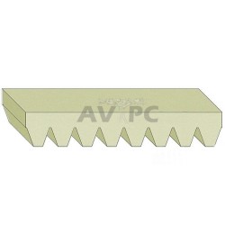 Courroie Striée POLY-V TB2, 295TB2-8